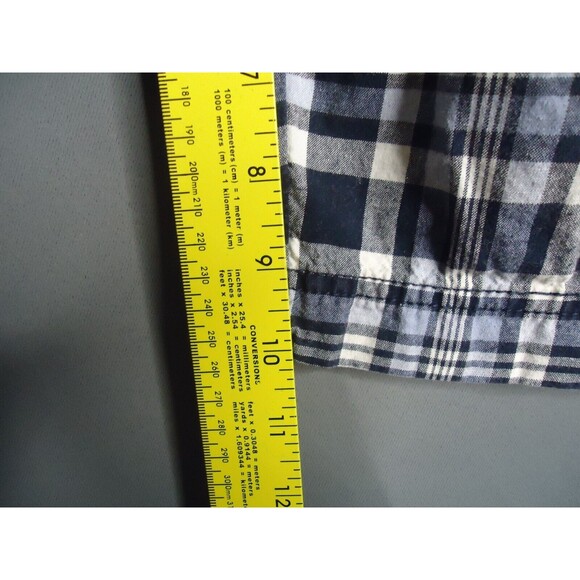 Sonoma Multicolored Blue Plaid Chino With Pockets 10” Inseam Shorts Men’s 36 - Picture 6 of 7
